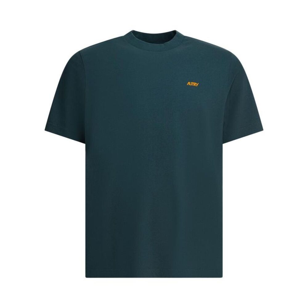 AUTRY Cotton Logo T-Shirt Men GREEN T-Shirts